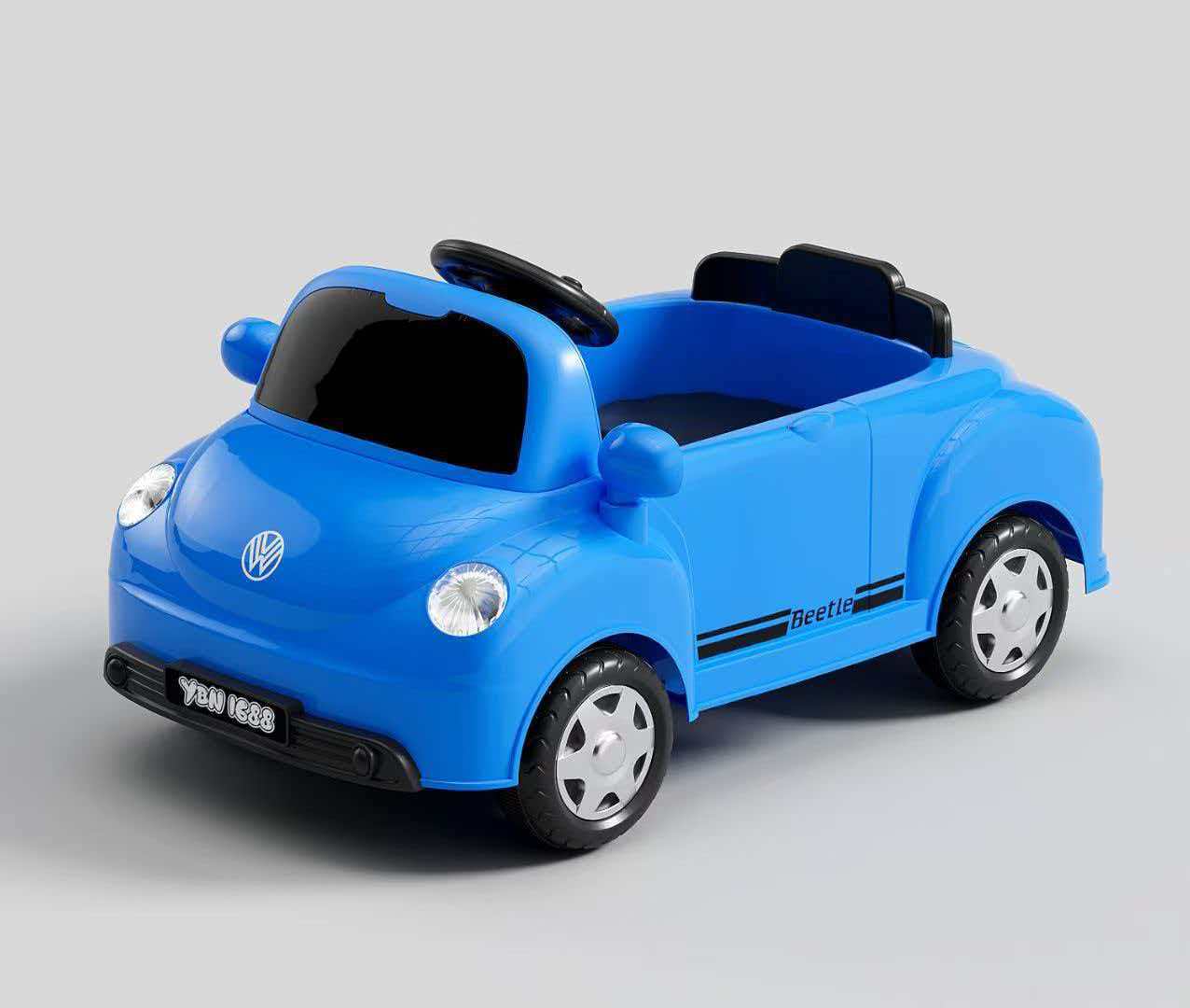 cartoon car Kids Electric Car - Single/Dual Drive & Battery, Swing Function, Remote Control Steering