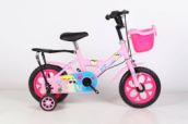 12/14 inch children's bicycle wholesale, 3-7 year old universal carbon steel frame, cartoon auxiliary wheels, high cost-effectiveness, low price, source of children's bicycles