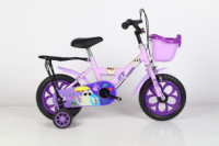 12/14 inch children's bicycle wholesale, 3-7 year old universal carbon steel frame, cartoon auxiliary wheels, high cost-effectiveness, low price, source of children's bicycles