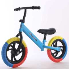 Toddler Balance Bike - No-Pedal Glider for 2-6 Year Olds, featuring Adjustable Seat, Sturdy Frame & Colorful/Solid Tire Options.