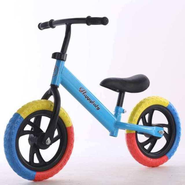 Toddler Balance Bike - No-Pedal Glider for 2-6 Year Olds, featuring Adjustable Seat, Sturdy Frame & Colorful/Solid Tire Options.
