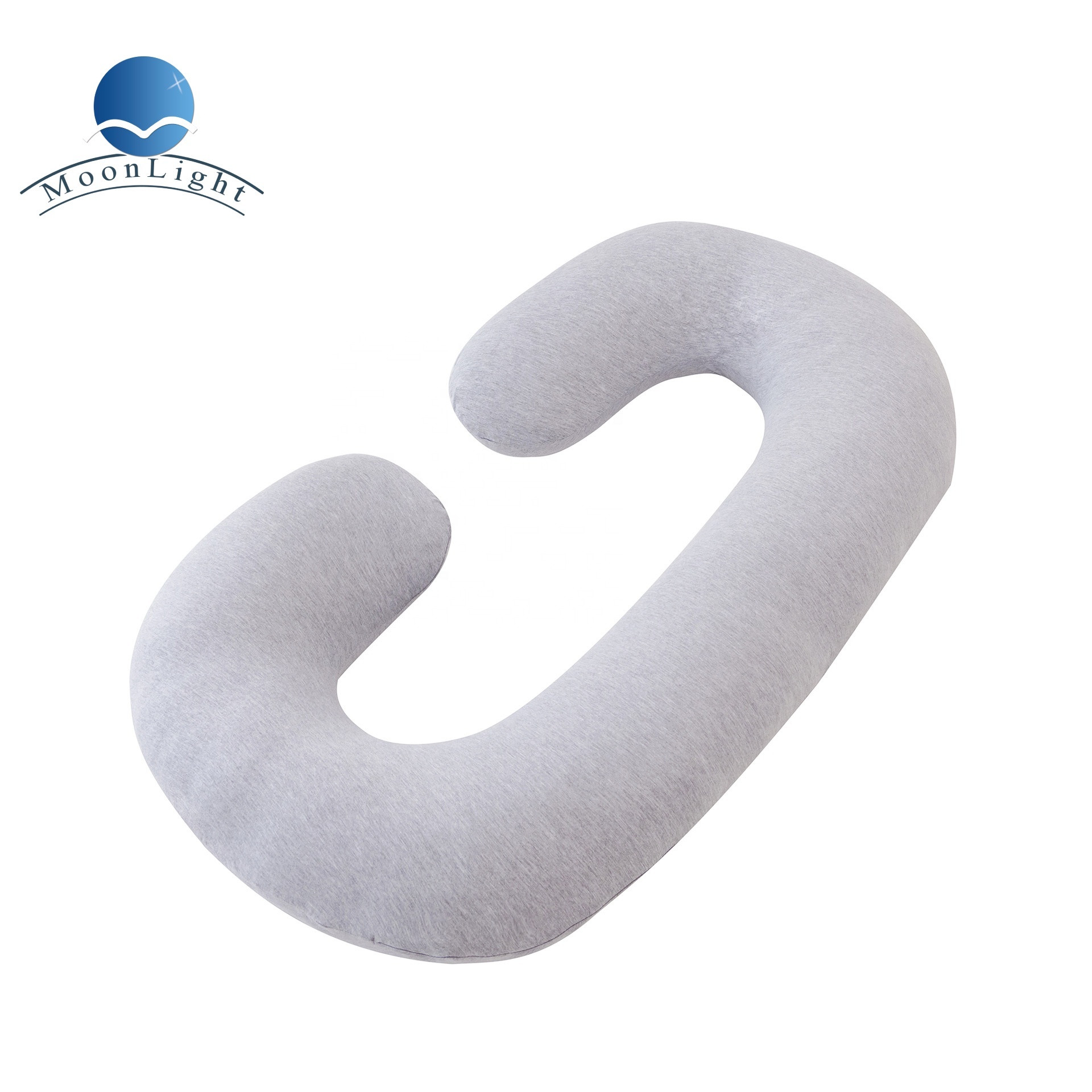 Moonlight Pregnant Women C Shaped Body Support Maternity Pregnancy Sleeping Pillow Factory Wholesale