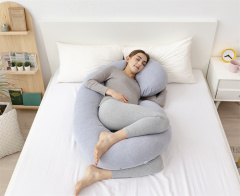 Moonlight Pregnant Women C Shaped Body Support Maternity Pregnancy Sleeping Pillow Factory Wholesale