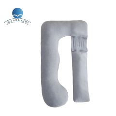 Moonlight Customized U-Shaped Detachable Full Body Maternity Pillows Cooling Cover Pregnancy Pillow Wholesale Manufacturer