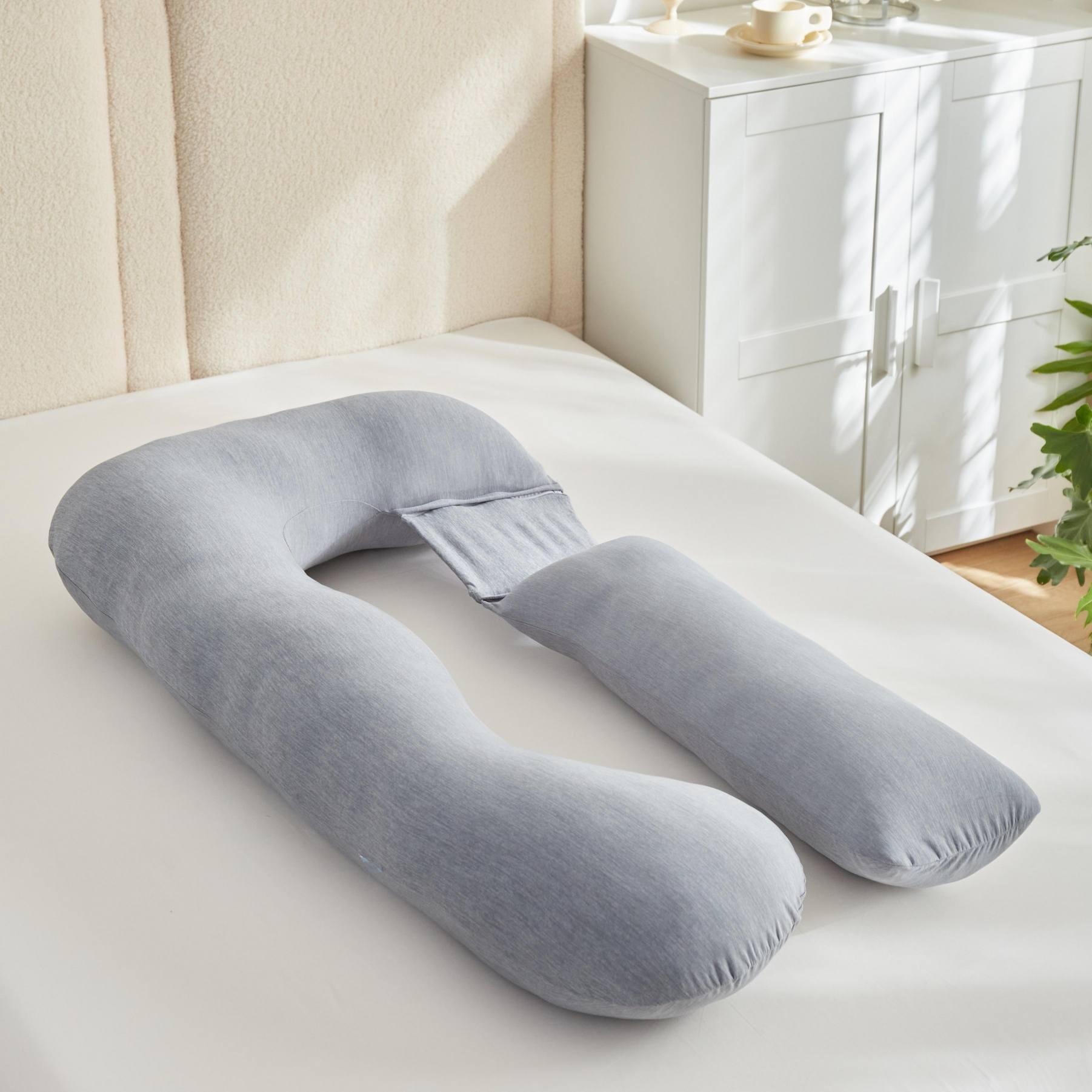 Moonlight Customized U-Shaped Detachable Full Body Maternity Pillows Cooling Cover Pregnancy Pillow Wholesale Manufacturer