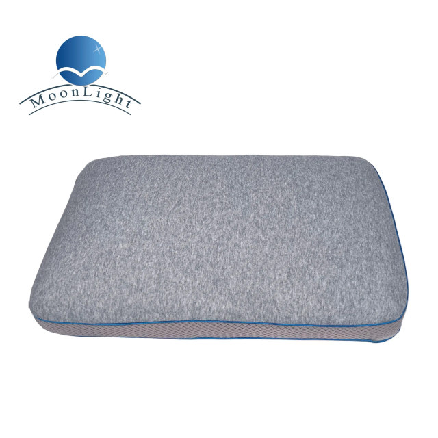 Moonlight Luxurious Soft Memory Foam Portable Bed Pillow Bamboo Breathing Neck Cushion Comfortable Fabric for Bedroom Sleeping