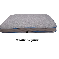Moonlight Luxurious Soft Memory Foam Portable Bed Pillow Bamboo Breathing Neck Cushion Comfortable Fabric for Bedroom Sleeping