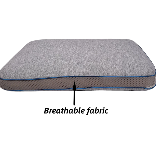 Moonlight Luxurious Soft Memory Foam Portable Bed Pillow Bamboo Breathing Neck Cushion Comfortable Fabric for Bedroom Sleeping