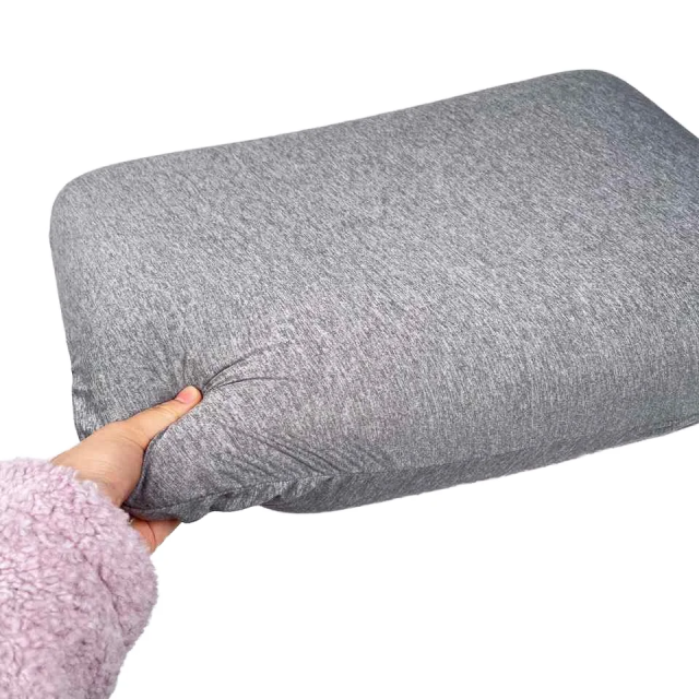 Moonlight Customized Envelope Cover Memory Foam Pillow Quilted Neck Sleeping Bedding Breathable Massage Pillow Removable and Washable