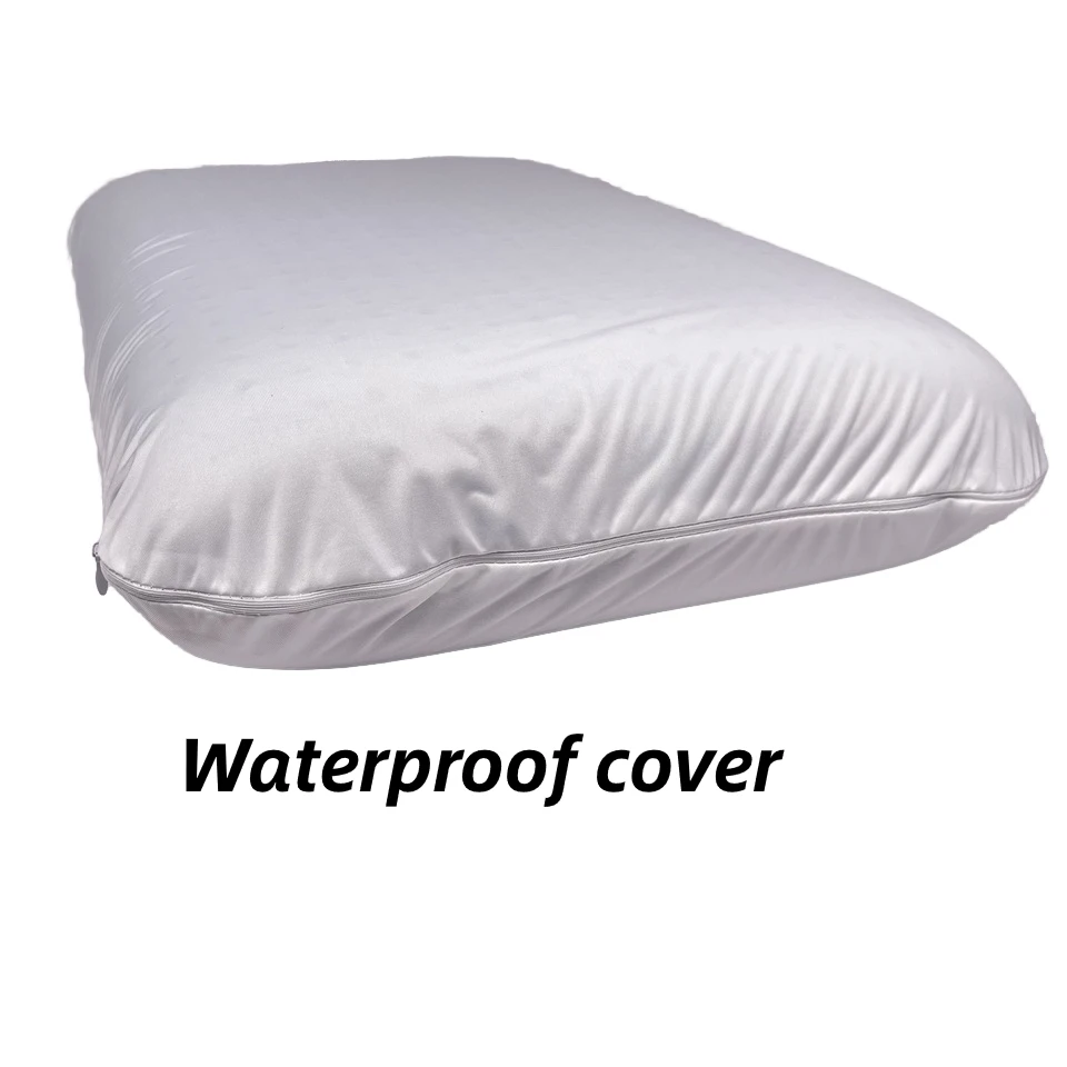Moonlight Customized Quilted Cooling Memory Foam Pillow Waterproof Removable Cover Breathable Massage for Bedding and Neck Support