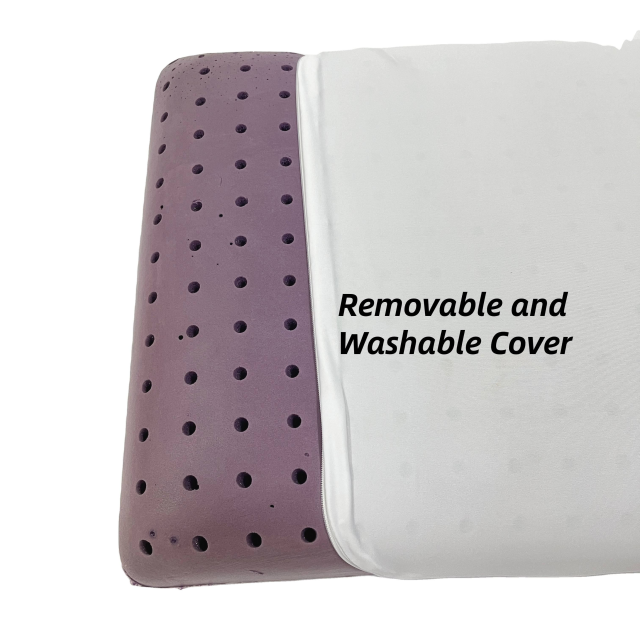 Moonlight Customized Quilted Cooling Memory Foam Pillow Waterproof Removable Cover Breathable Massage for Bedding and Neck Support
