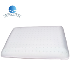 Moonlight Customized Removable Cover Two-Color Splice Memory Foam Bed Neck Pillows Cushion Solid Pattern for Hotel Bedroom Sleeping