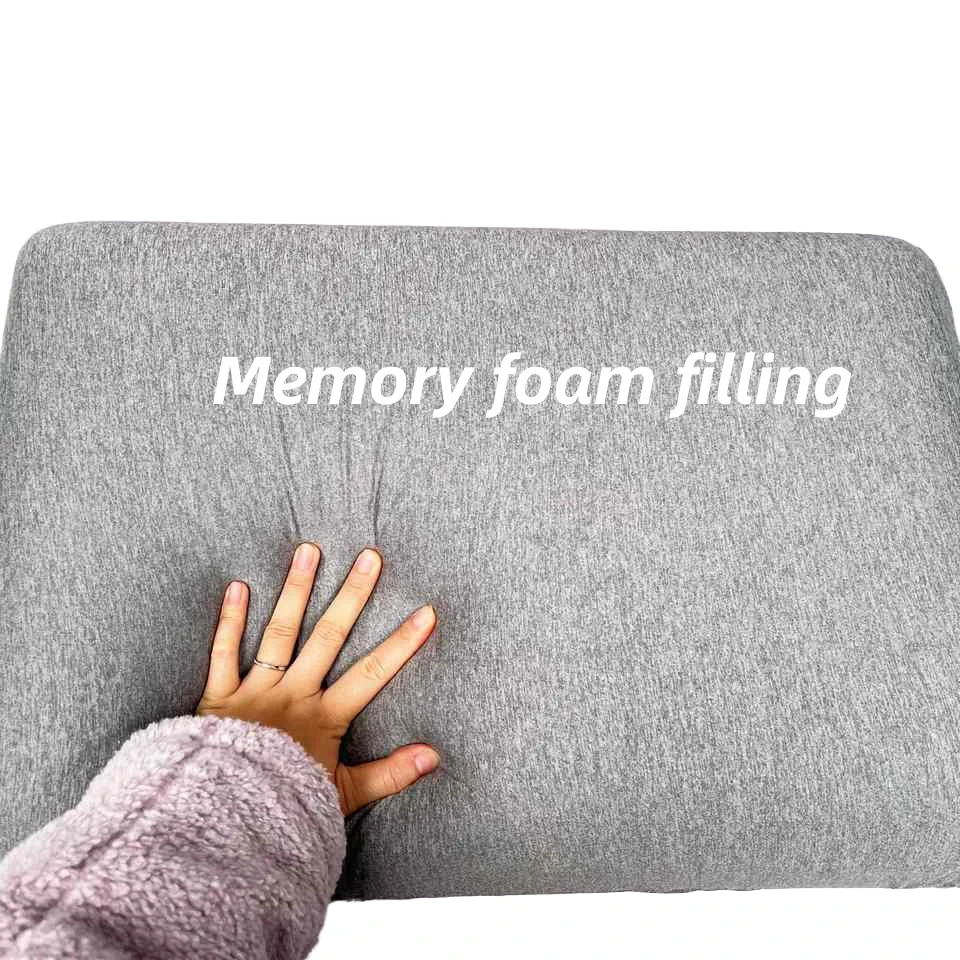 Moonlight Customized Envelope Cover Memory Foam Pillow Quilted Neck Sleeping Bedding Breathable Massage Pillow Removable and Washable