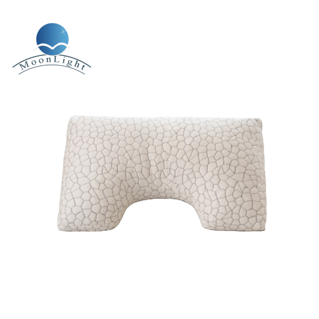 Moonlight Adjustable Shredded Memory Foam Neck Support Sleeping Pillow for Side Sleeper Bed Pillow