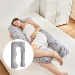 Moonlight U-Shaped Full Body Maternity Pillow Soft PP Cotton Filling Separately Washable Cover for Pregnant Women Wholesale