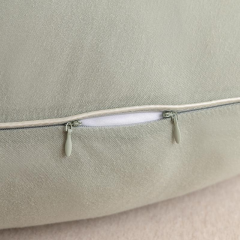 Moonlight C Shaped Green Pregnancy Pillow Sleeping Body Support Maternity Pillow Embedded Rope for Women Pregnant Wholesale Factory