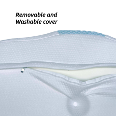 Moonlight Modern Ergonomic Cooling Memory Foam Neck Support Pillow Rebound Bedding for Comfortable Sleeping