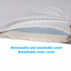 Moonlight Book Shape Reversible Memory Foam Removable Pillow Sleeping Pillow Support Adjustable Pillows
