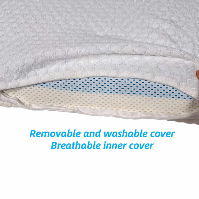 Moonlight Book Shape Reversible Memory Foam Removable Pillow Sleeping Pillow Support Adjustable Pillows