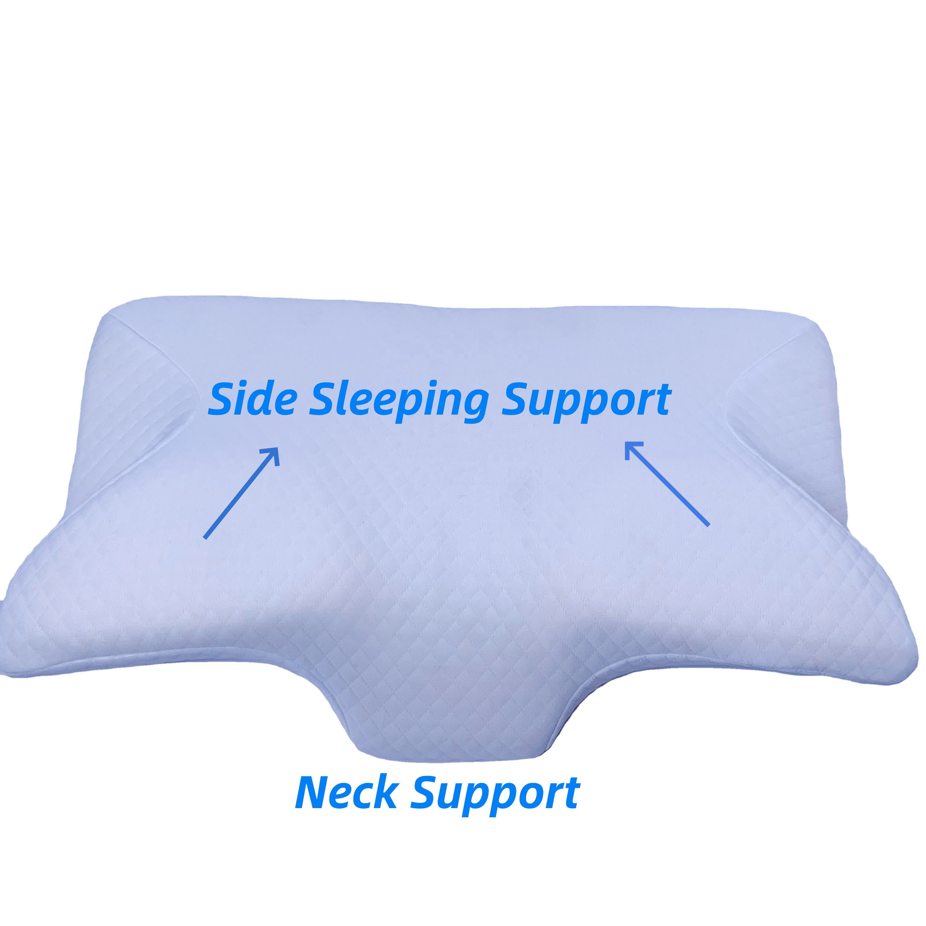 Moonlight Butterfly Memory Foam Orthopedic Pillow Ergonomic Cervical Design Sleeping Pillow for Camping Hotels