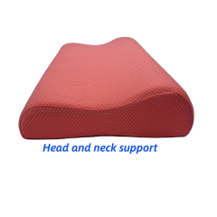 Moonlight Memory Foam Neck Massage Ergonomic Quilted Pillow with Removable Cover for Sleeping