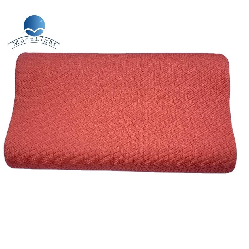 Moonlight Memory Foam Neck Massage Ergonomic Quilted Pillow with Removable Cover for Sleeping