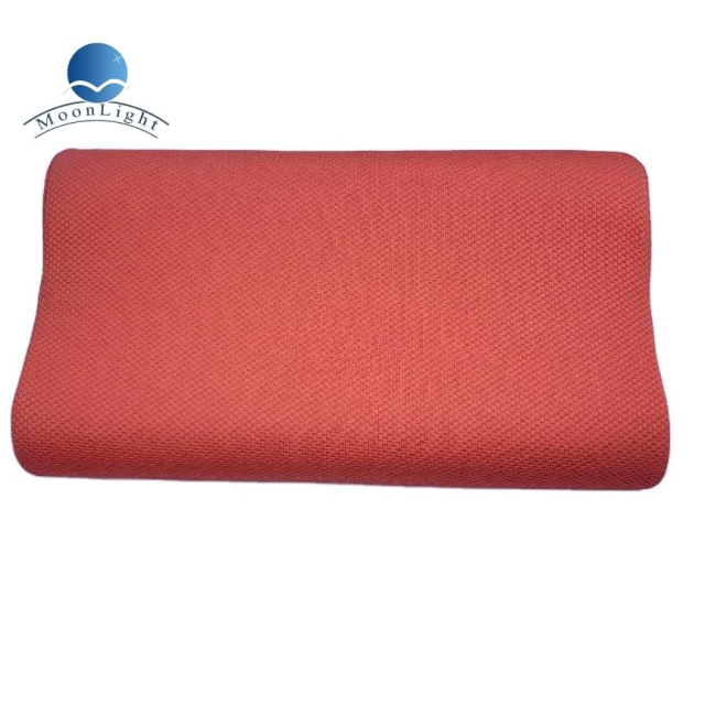 Moonlight Memory Foam Neck Massage Ergonomic Quilted Pillow with Removable Cover for Sleeping