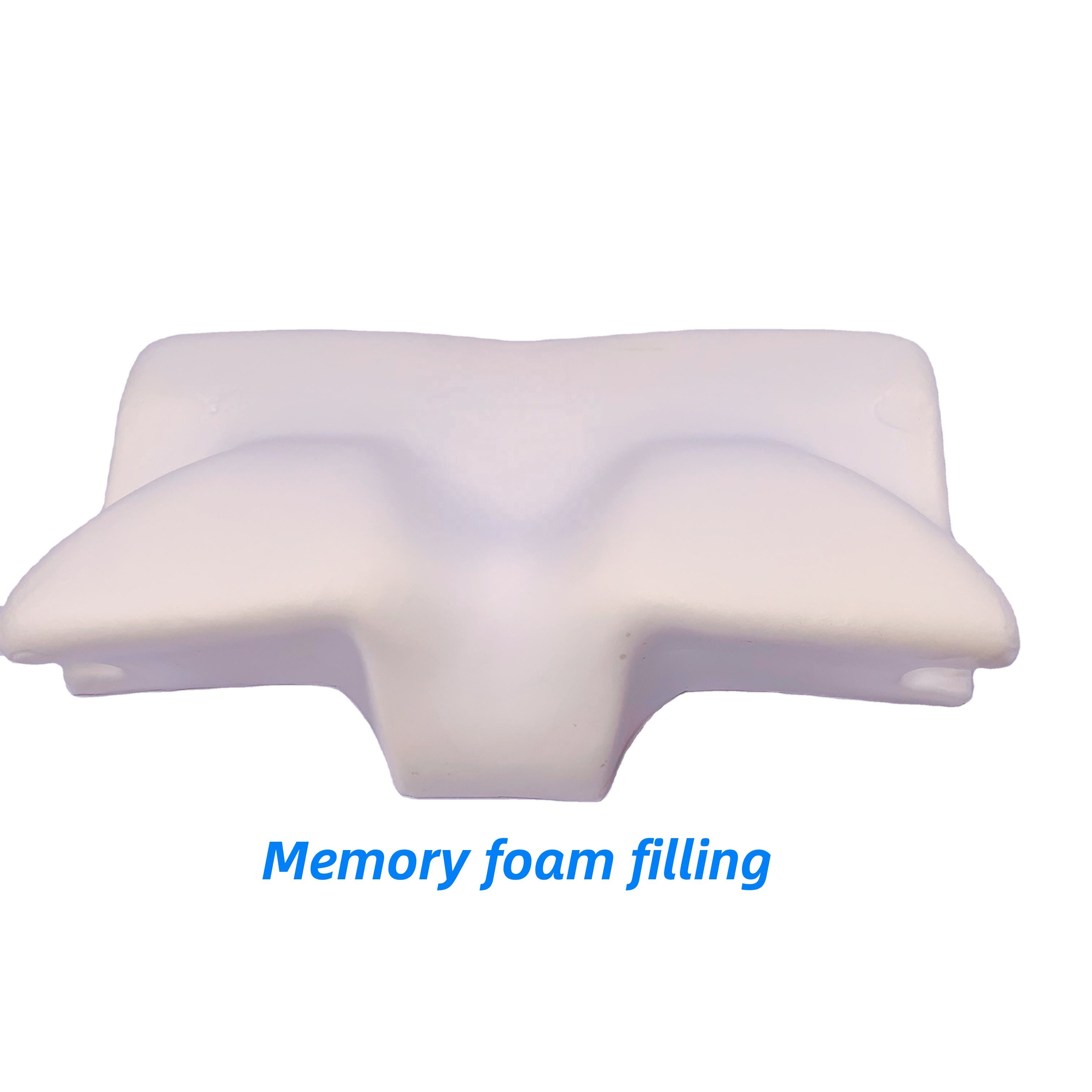 Moonlight Butterfly Memory Foam Orthopedic Pillow Ergonomic Cervical Design Sleeping Pillow for Camping Hotels