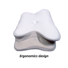 Moonlight Ergonomic Cooling Support Memory Foam Neck Pillow with Massage Rebound Modern Solid Style Bedding for Comfortable Sleeping