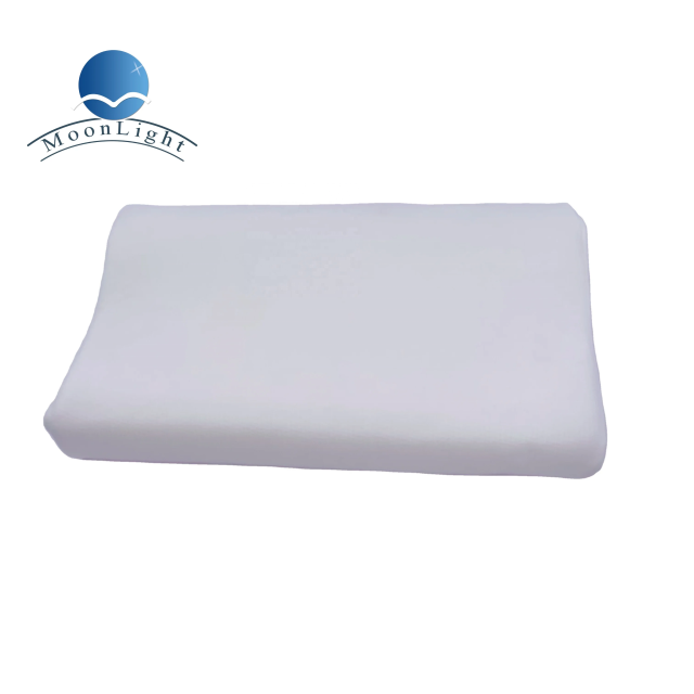 Moonlight Ergonomic Cervical Neck Memory Foam Sleeping Pillow Removable Washable Cover for Hotel Home or Bedding Room for Head Support