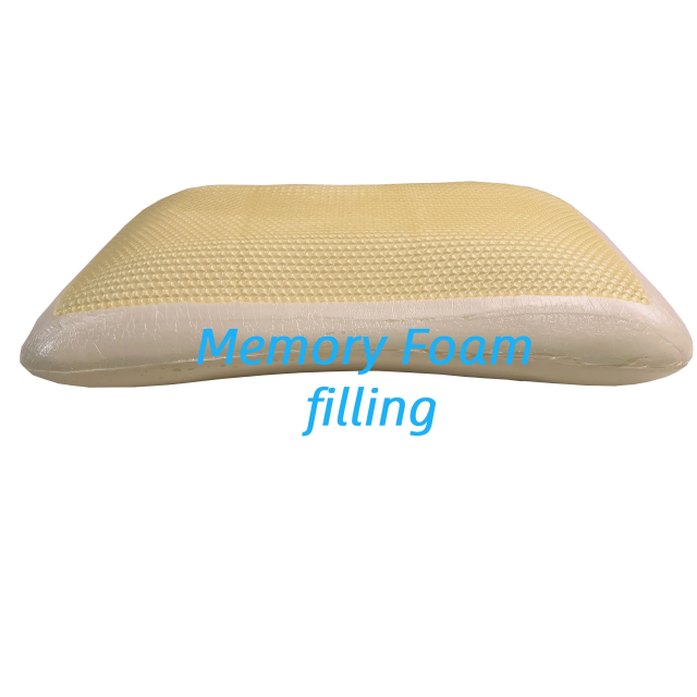 Moonlight Gel Cooling Memory Foam Pillow with Massage for Neck Support and Comfortable Sleep