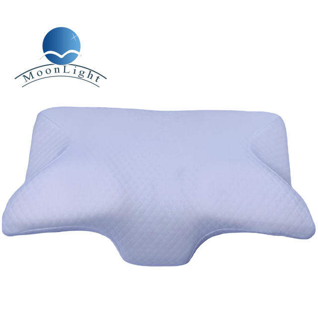 Moonlight Butterfly Memory Foam Orthopedic Pillow Ergonomic Cervical Design Sleeping Pillow for Camping Hotels