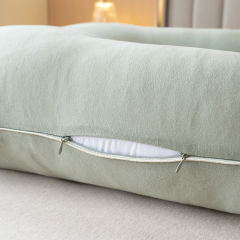 Moonlight U Shaped Pregnancy Pillow Body Support Embedded Rope Maternity Pillow Jersey Fabric Textile Manufacturer