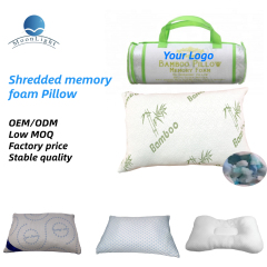 Moonlight Bamboo Sleeping Pillow Sleeping Pillow Neck Support Adjustable Pillows Shredded Memory Foam