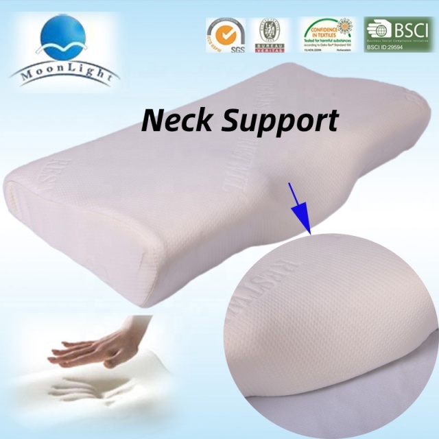 Moonlight Memory Foam Pillow Bed Sleeping Pillows Neck Support Ergonomics Design Washable Cover