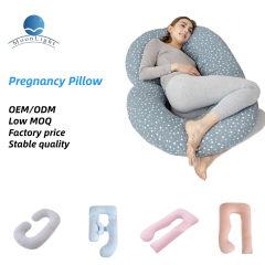 Moonlight C-Shape Full Body Support with Removable Cover Support for Back Pregnancy Maternity Pillow Professional Home Textile Manufacturer