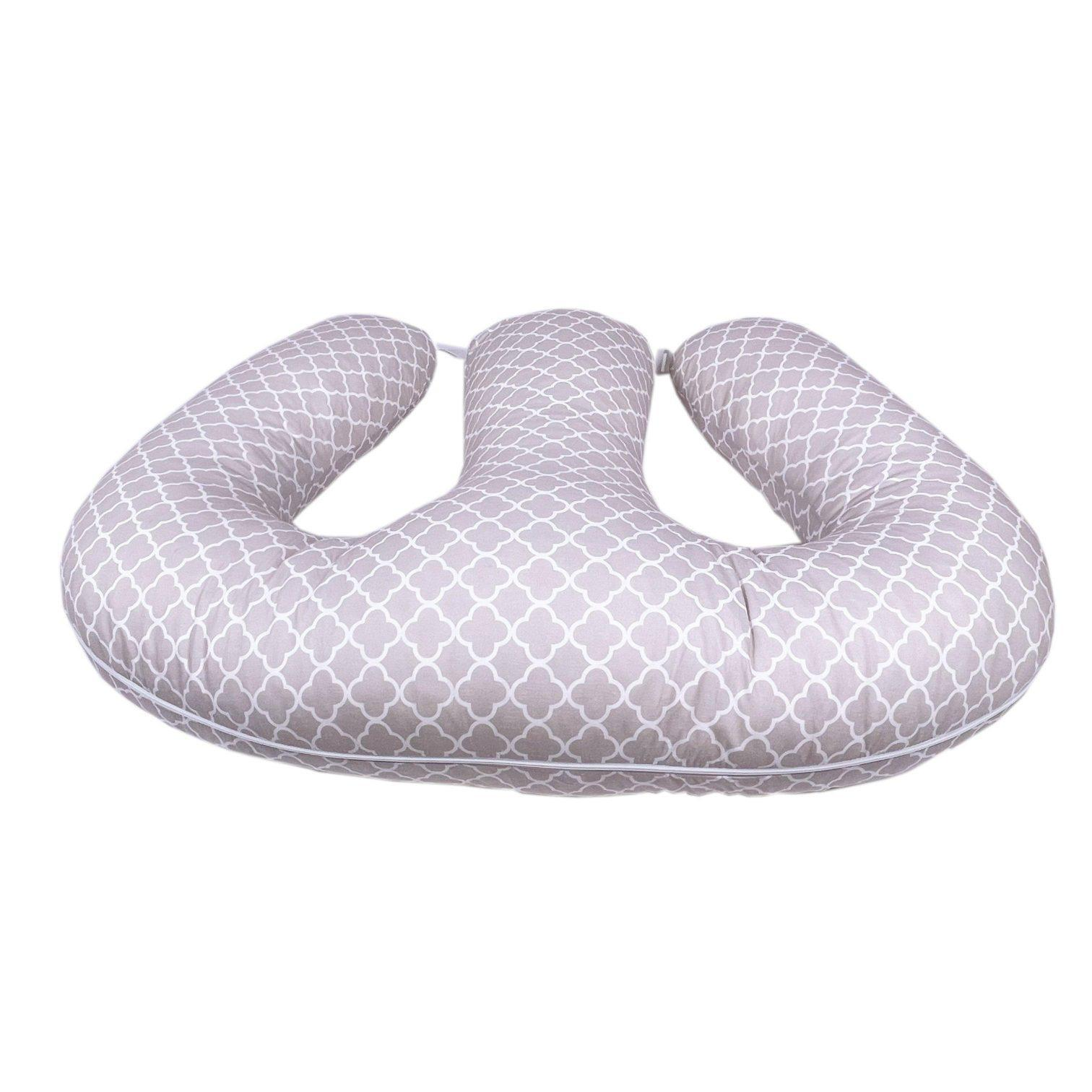 Moonlight Twin Baby Nursing BreastFeeding Pregnancy Custom E-Shape Body Pillow for Bedding Sleeping Polyester Washable Factory Directly Sell