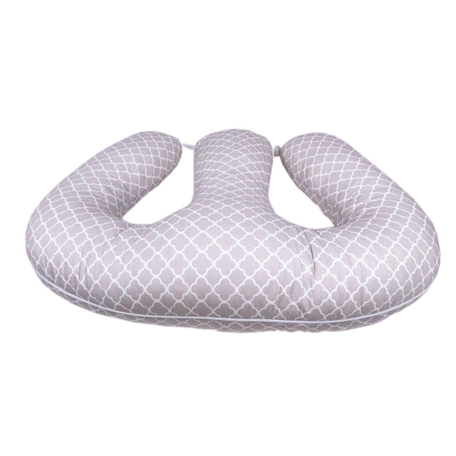 Moonlight Twin Baby Nursing BreastFeeding Pregnancy Custom E-Shape Body Pillow for Bedding Sleeping Polyester Washable Factory Directly Sell