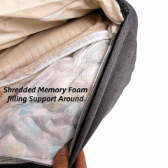 Customized Pet Cat Dog Bed with Shredded Memory Foam Modern Style Waterproof Washable Cover Sofa Dog Bed