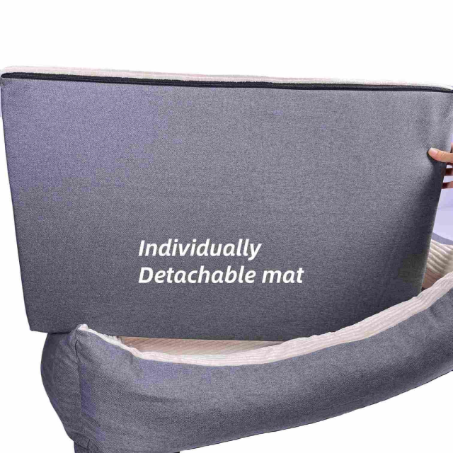 Customized Pet Cat Dog Bed with Shredded Memory Foam Modern Style Waterproof Washable Cover Sofa Dog Bed