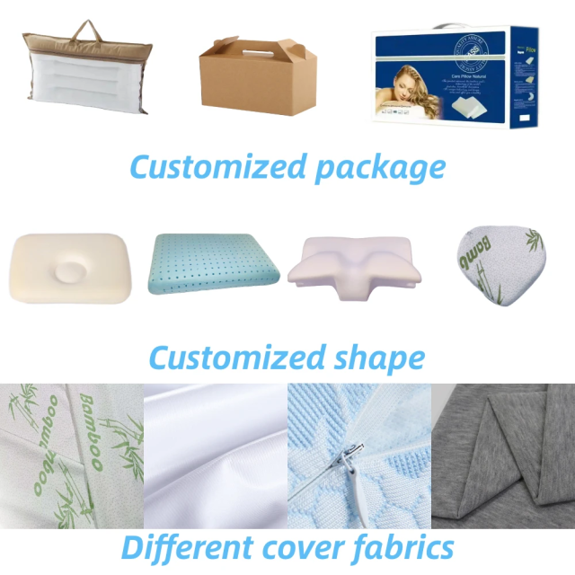 Moonlight Cooling Memory Foam Ergonomic Support Pillow Butterfly Shape Massage for Sleeping Neck Pillow