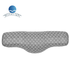 Moonlight Modern Ergonomic Neck Support Memory Foam Massage Pillow Solid Pattern for Bedding and Sleep