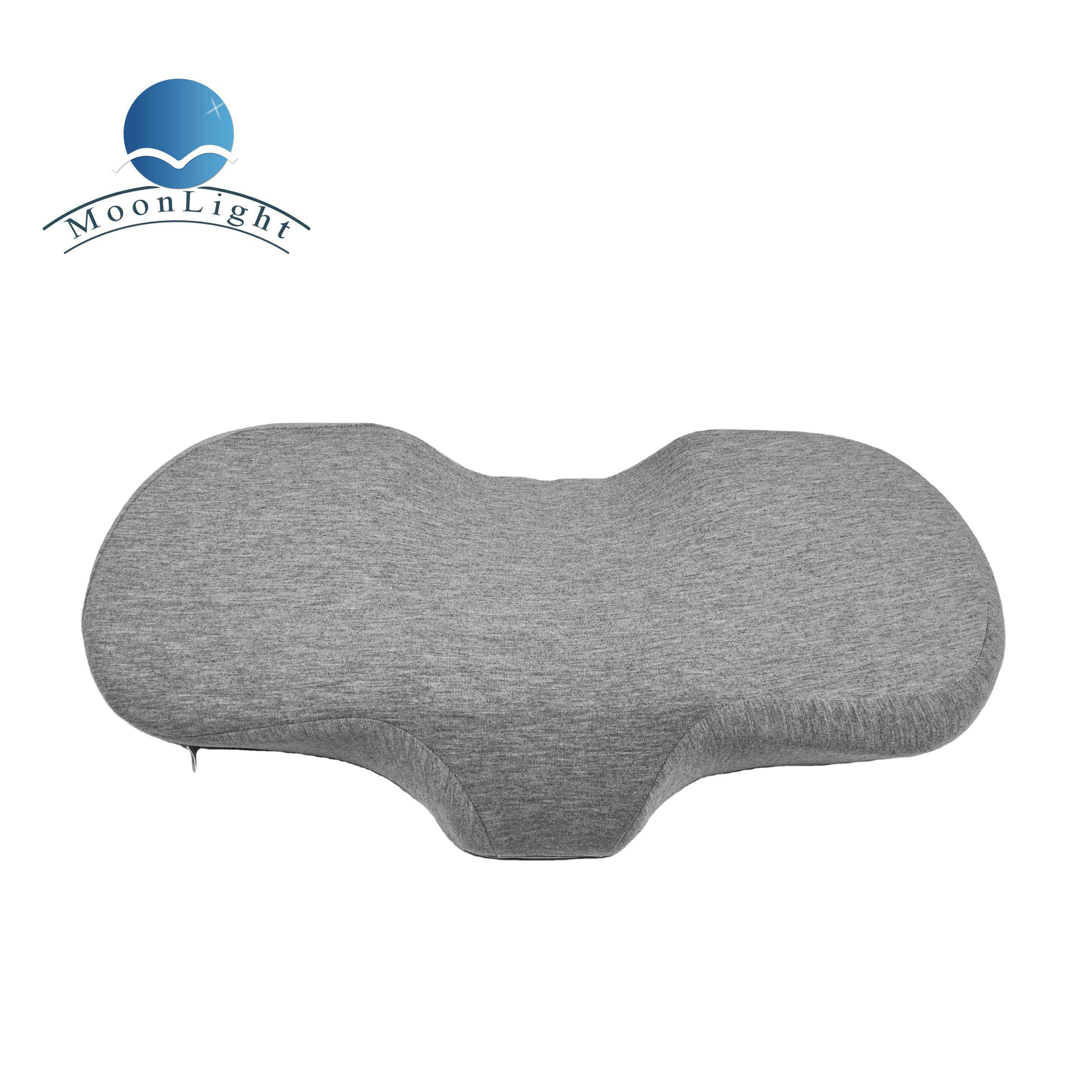 Moonlight Memory Foam Ergonomic Support Pillow Butterfly Shape Massage Neck Pillow for Sleeping