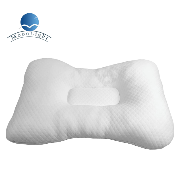 Moonlight Ergonomics Design Pillow Adjustable Neck Shredded Memory Foam Pillows for Sleeping