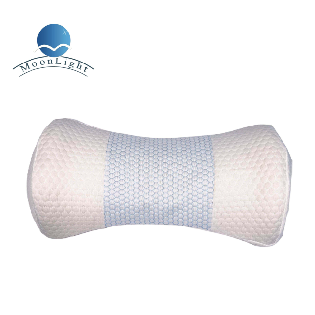 Moonlight Modern Ergonomic Memory Foam Neck Support Pillow for Sleeping Solid Style Bedding