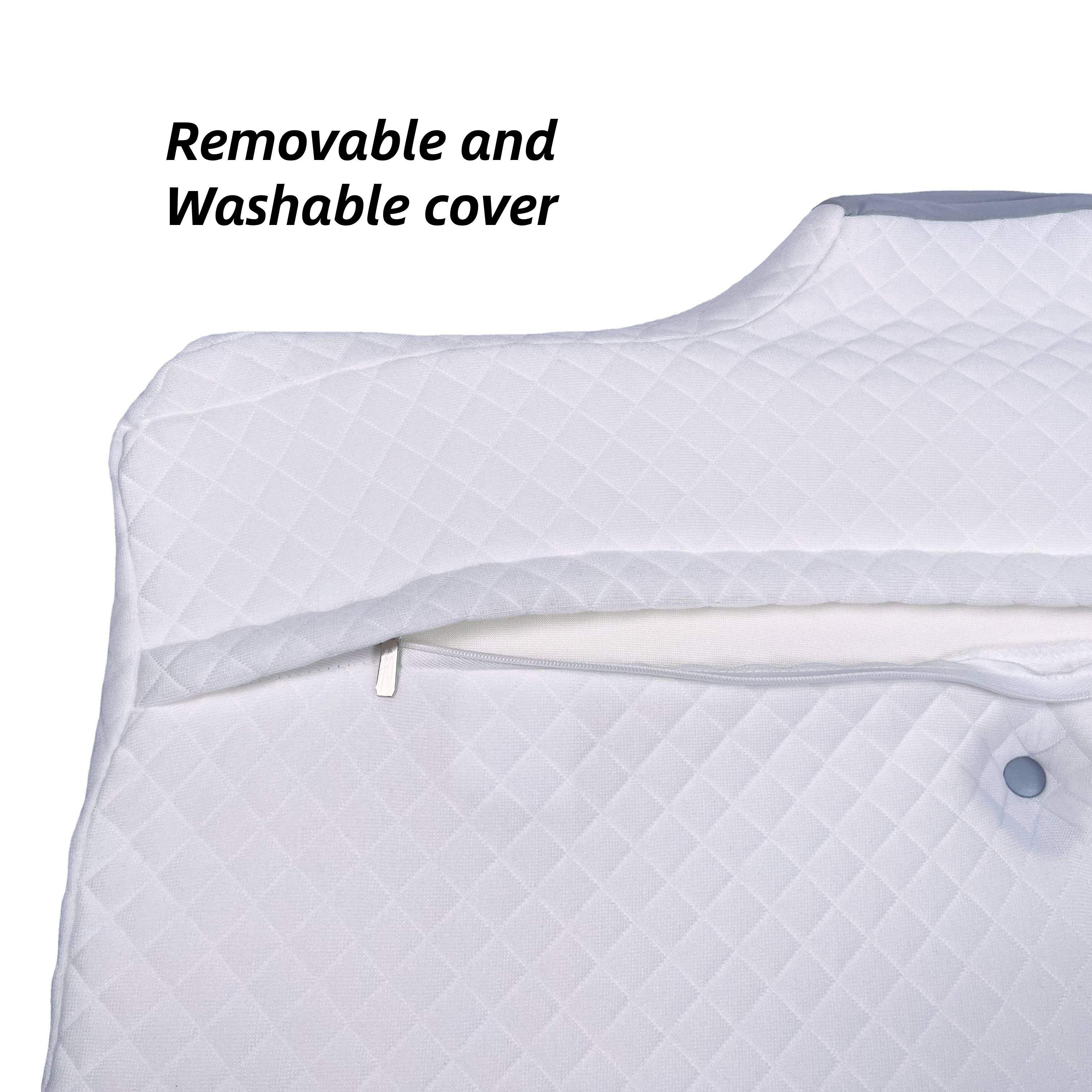 Moonlight Cooling Memory Foam Ergonomic Support Pillow Butterfly Shape Massage for Sleeping Neck Pillow