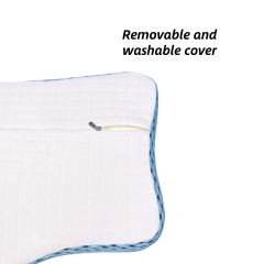 Moonlight Modern Soft Memory Foam Ergonomic Neck Support Pillow for Hotel Bedding and Sleep Convenient Massage Feature