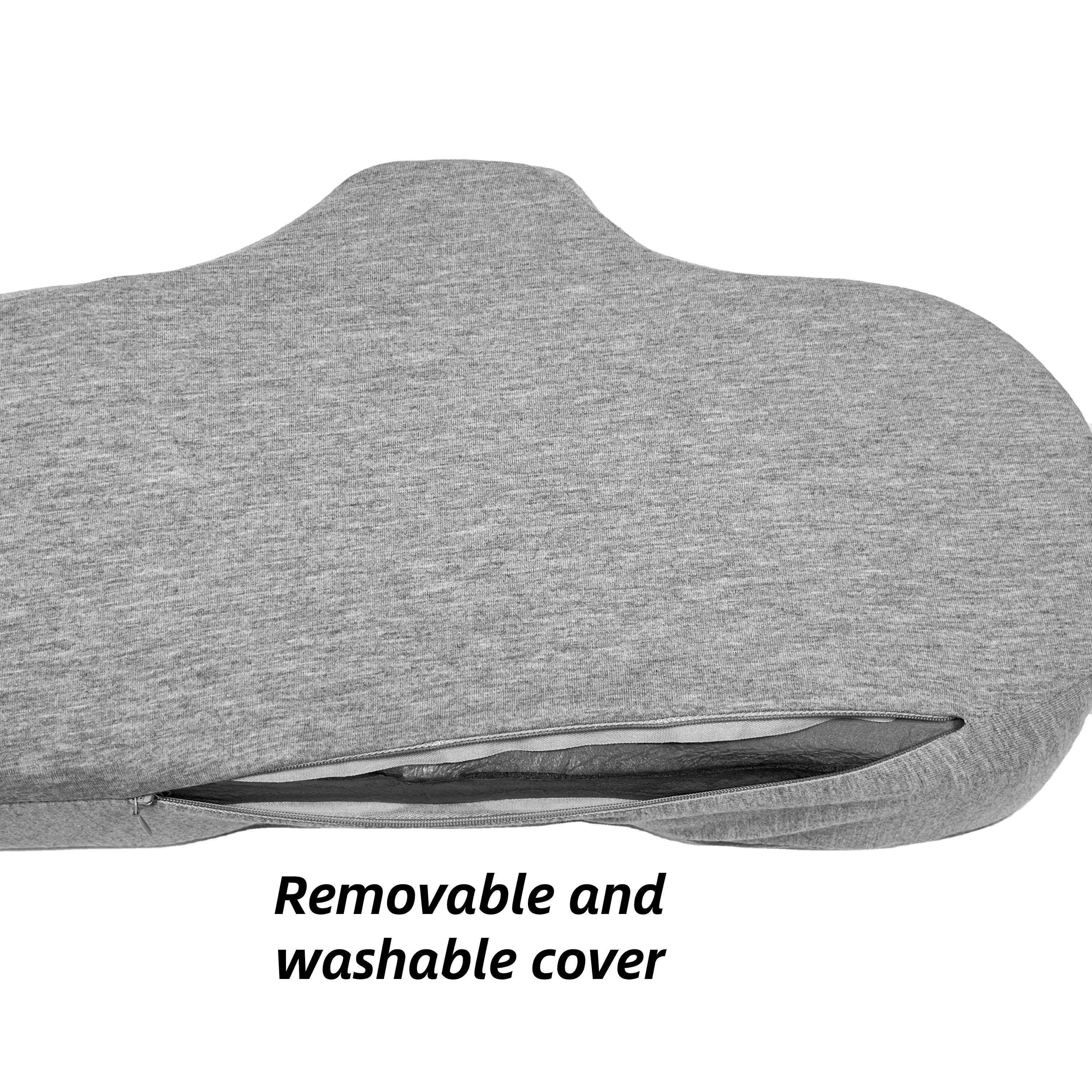 Moonlight Memory Foam Ergonomic Support Pillow Butterfly Shape Massage Neck Pillow for Sleeping