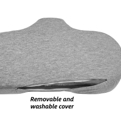 Moonlight Modern Solid Memory Foam Pillow with Massage Neck Support for Comfortable Sleeping Bedding