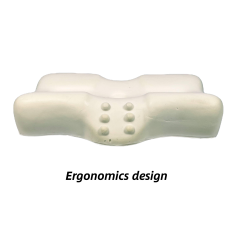 Moonlight Modern Solid Memory Foam Pillow with Massage Neck Support for Comfortable Sleeping Bedding